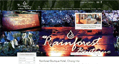 Desktop Screenshot of chiangmairainforest.com