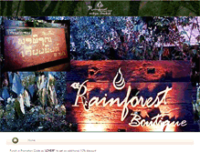 Tablet Screenshot of chiangmairainforest.com